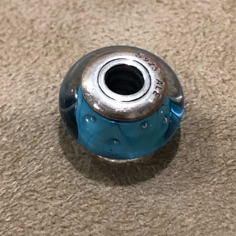 Pandora Murano glass bead charm 💙